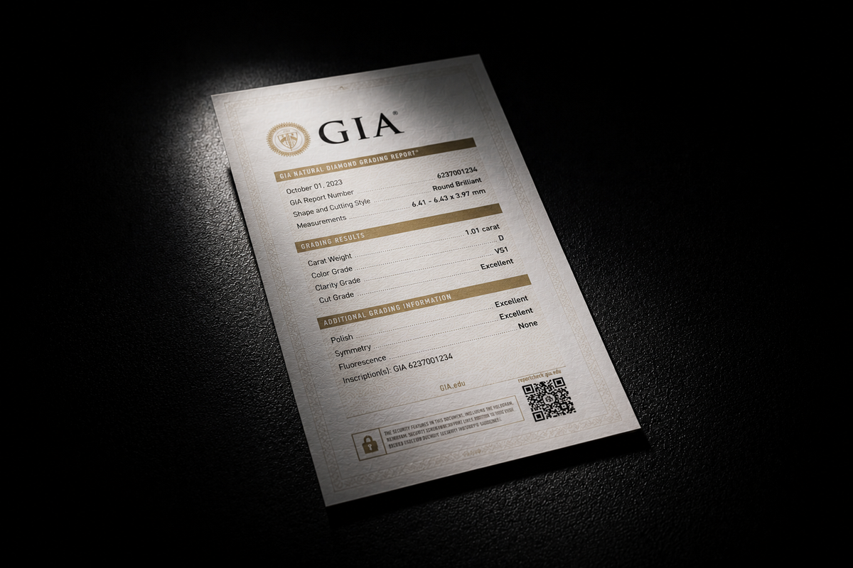 GIA-Zertifikat: Was wirklich drinsteht – und worauf du achten solltest