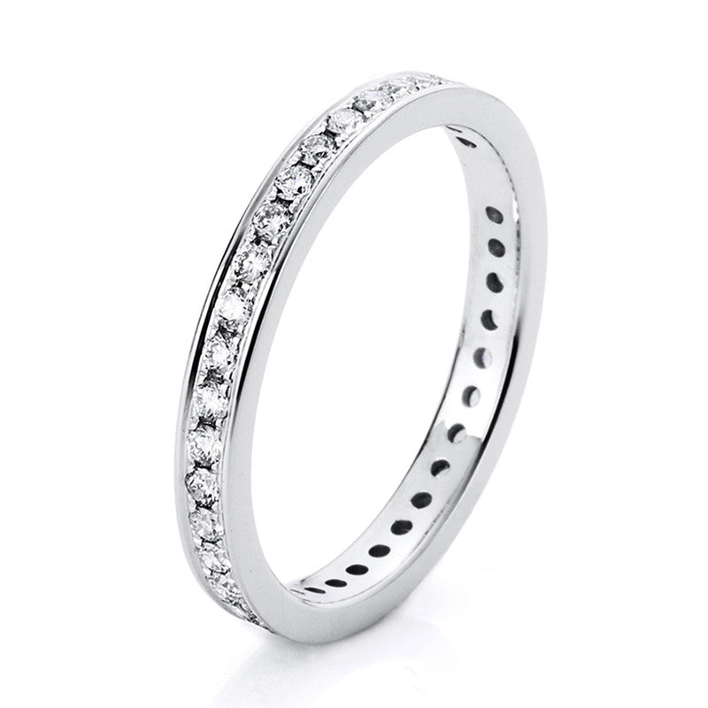 Memoire voll Ring Weißgold 14kt Ref-1A474