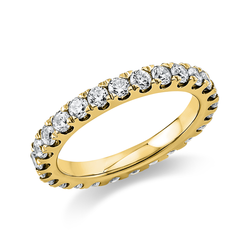 Memoire voll Ring Weißgold 18kt 1,49ct