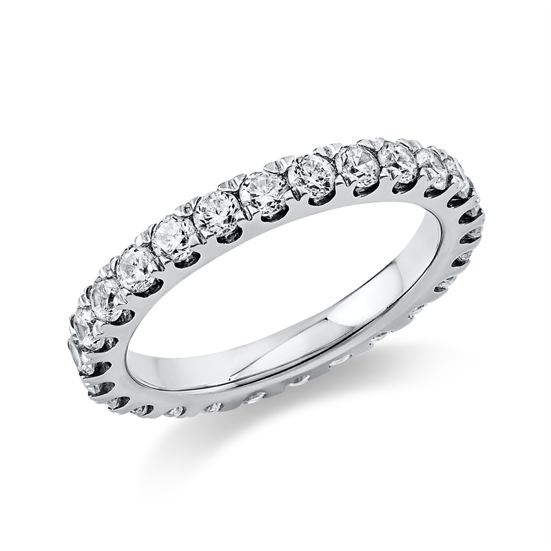 Memoire voll Ring Weißgold 18kt 1,49ct