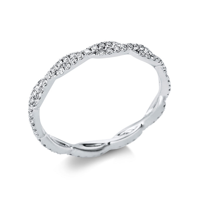 Modern Woman Ring Weißgold 18kt 0,42ct