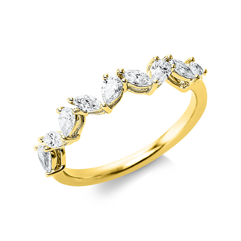 Modern Woman Ring Gelbgold 18kt Ref-1AQ85