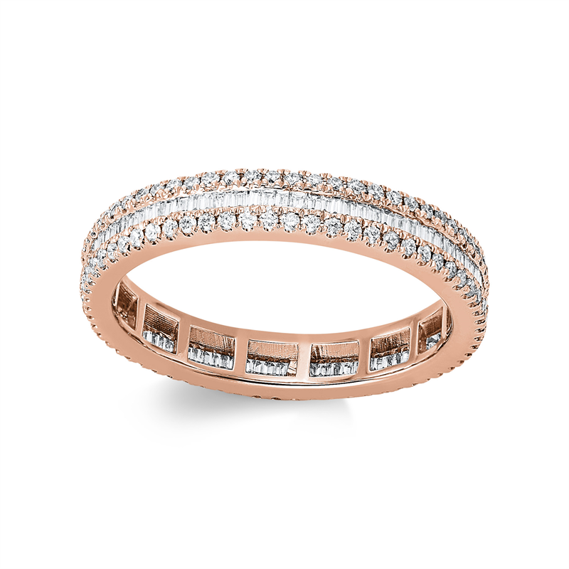 Baguette Ring Rotgold 18kt Ref-1AQ86