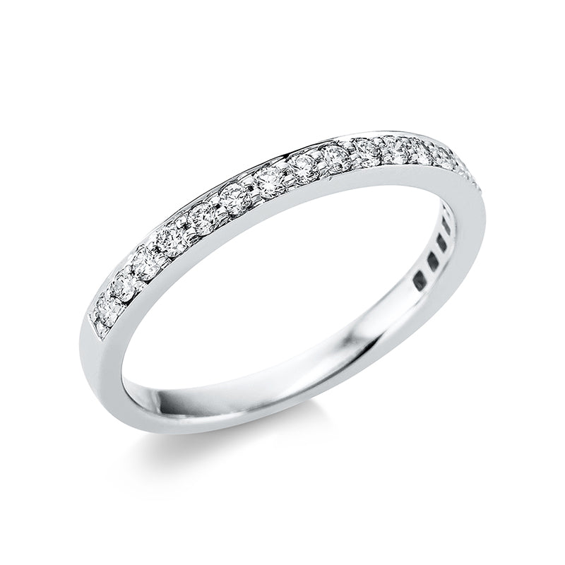 Mehrfachsteinbesatz Ring Weißgold 18kt Ref-1AW27