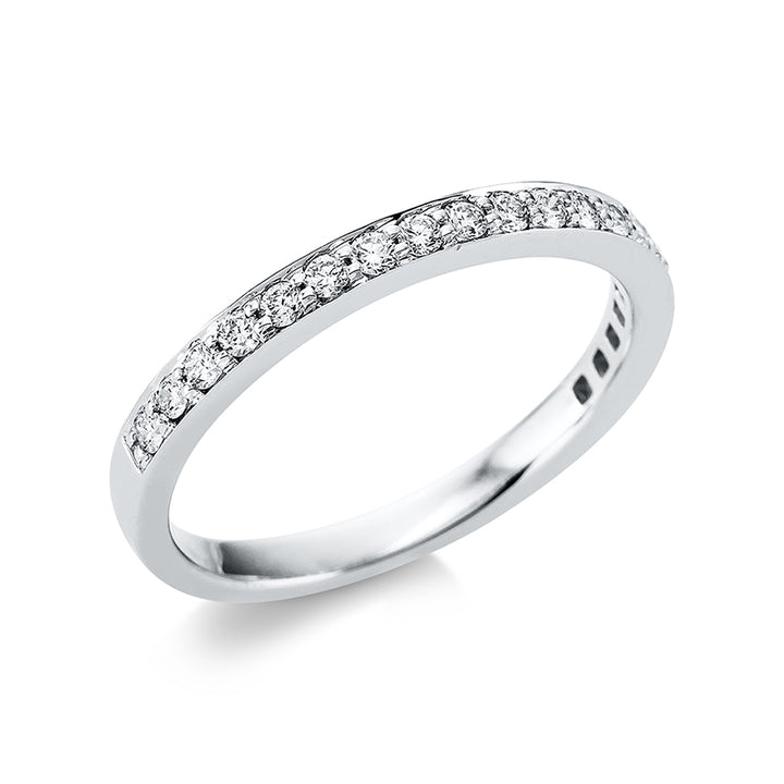 Mehrfachsteinbesatz Ring Weißgold 18kt Ref-1AW27