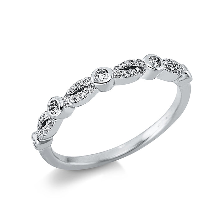 Modern Woman Ring Weißgold 18kt Ref-1AZ60