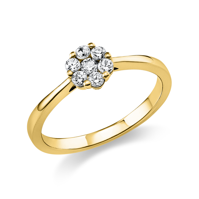 Illusion Classic Ring Weißgold 18kt 0,26ct