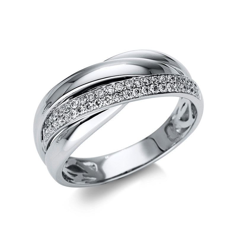Criss Cross Ring Weißgold 18kt Ref-1B999