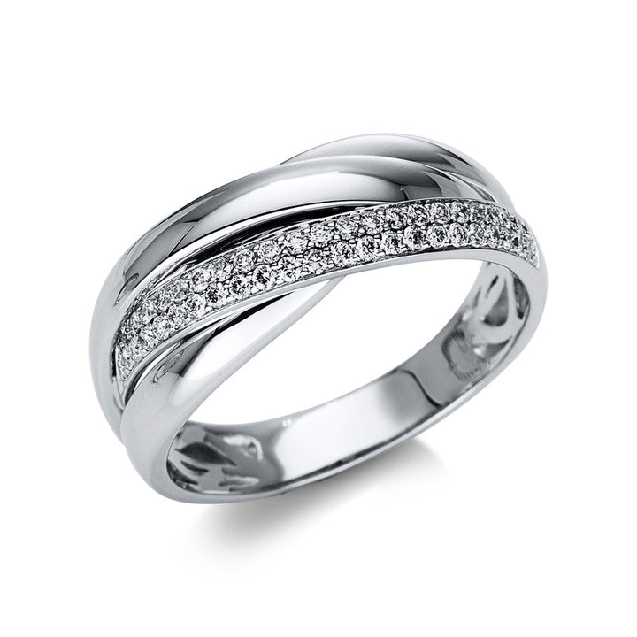 Criss Cross Ring Weißgold 18kt Ref-1B999
