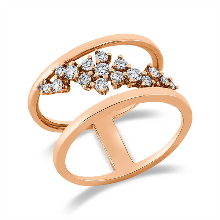 Modern Woman Ring Rotgold 18kt Ref-1BC21