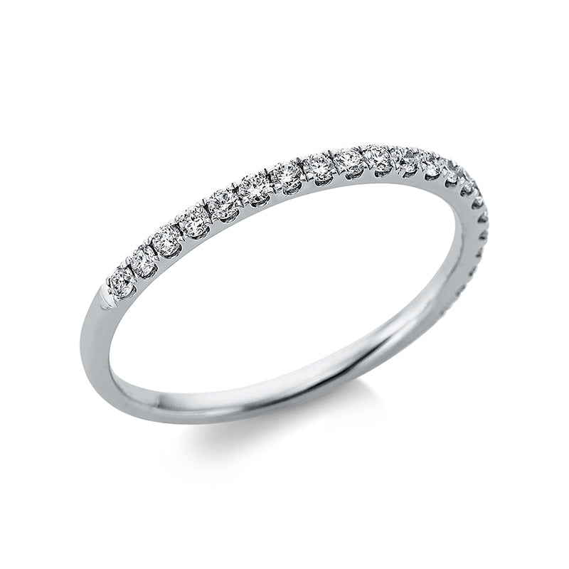 Memoire halb Ring Weißgold 18kt Ref-1BF15