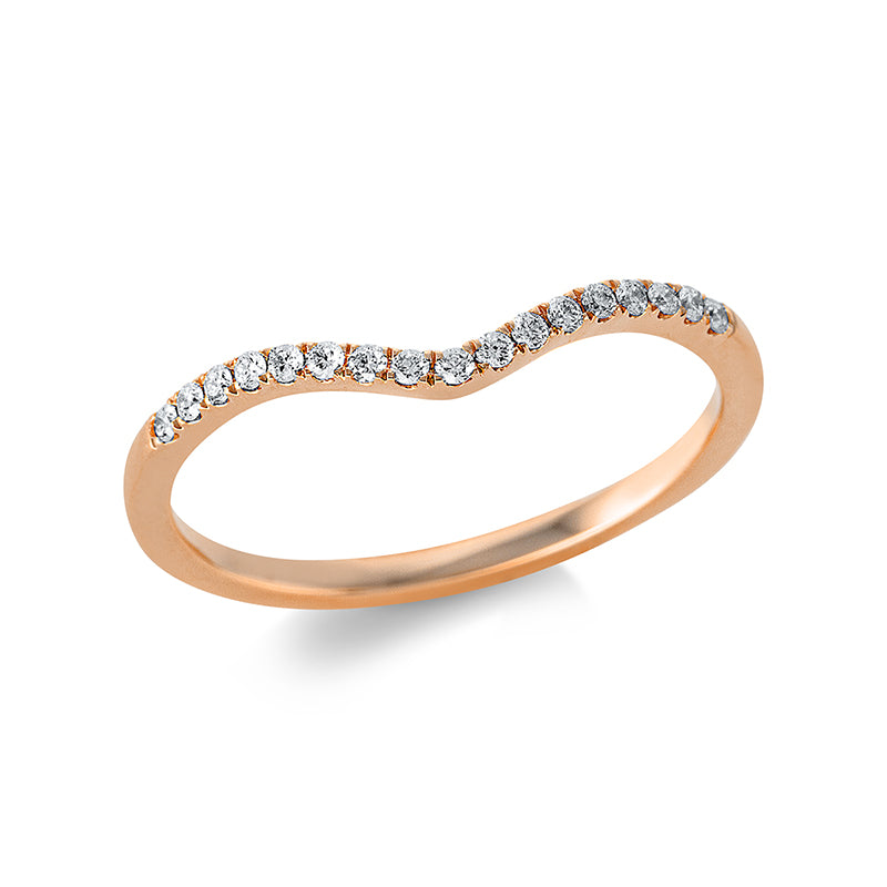 Modern Woman Ring Weißgold 18kt 0,11ct