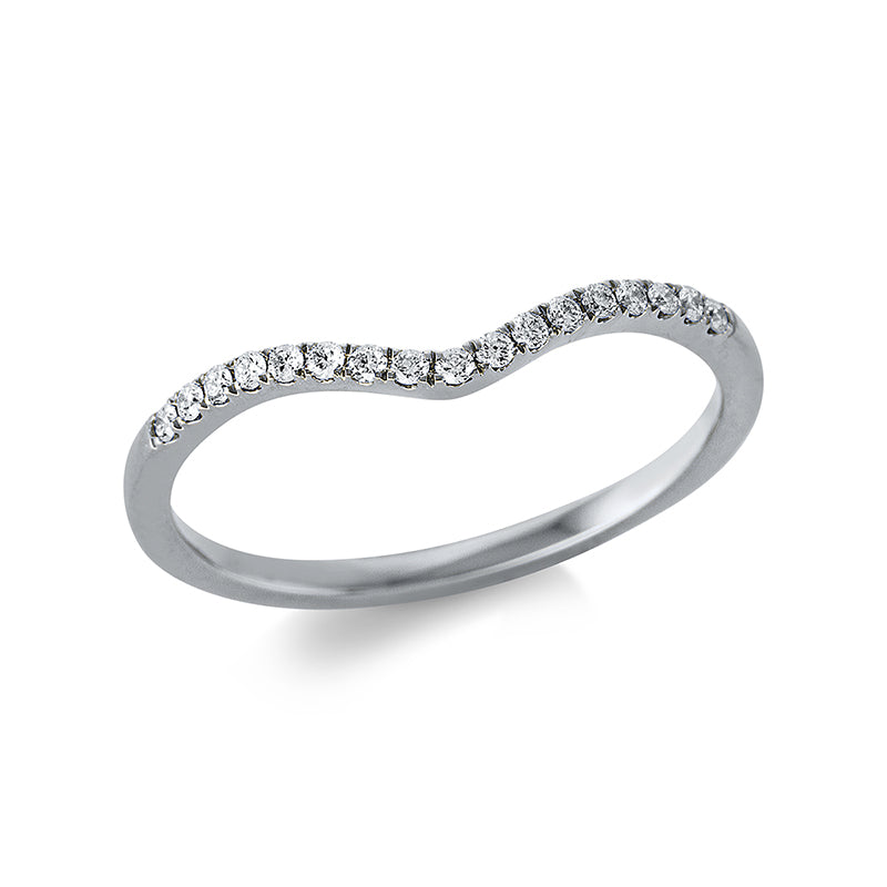 Modern Woman Ring Weißgold 18kt 0,11ct