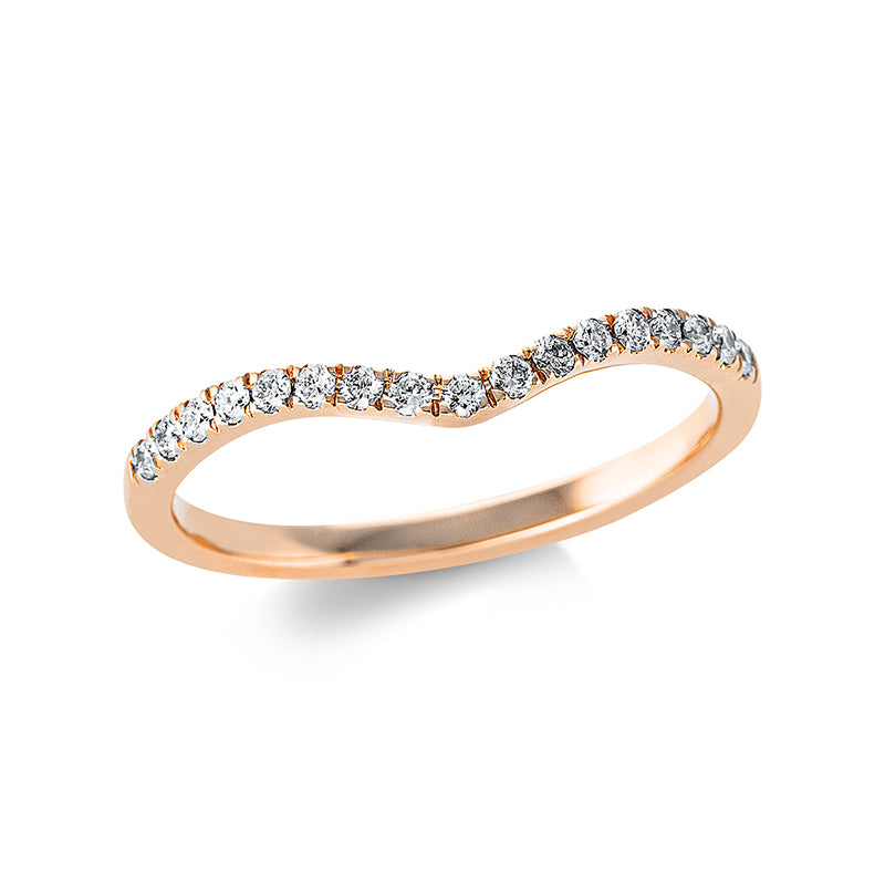 Modern Woman Ring Weißgold 18kt 0,2ct