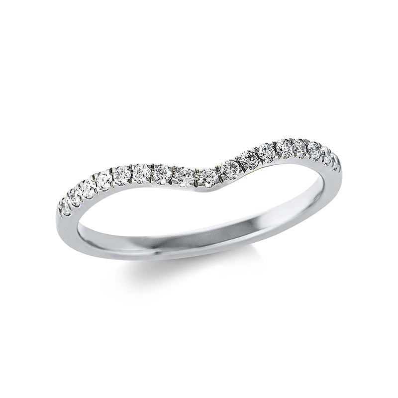Modern Woman Ring Weißgold 18kt 0,2ct