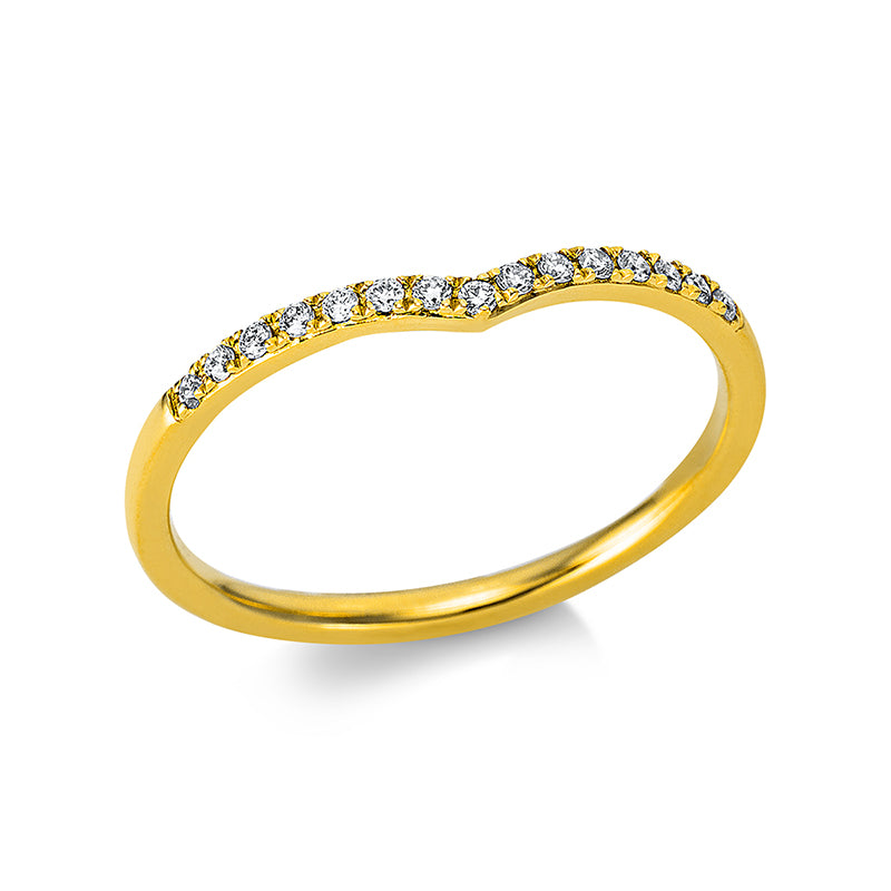 Modern Woman Ring Weißgold 18kt 0,09ct