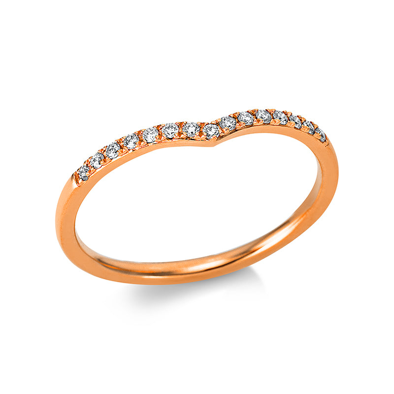 Modern Woman Ring Weißgold 18kt 0,09ct