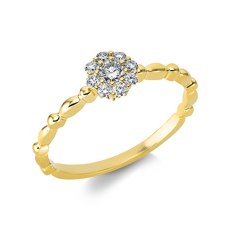 Illusion Classic Ring Weißgold 18kt 0,21ct