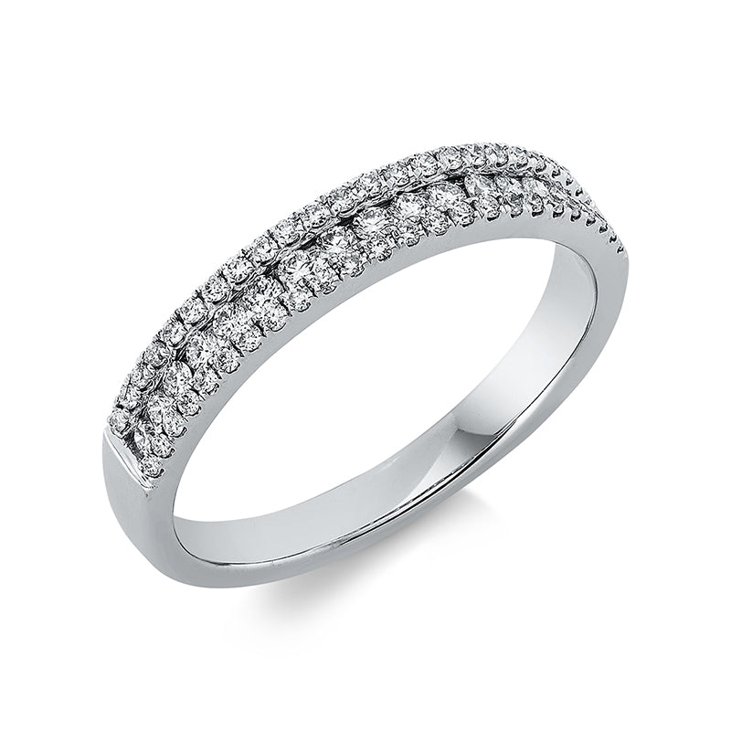 Modern Woman Ring Weißgold 18kt 0,34ct
