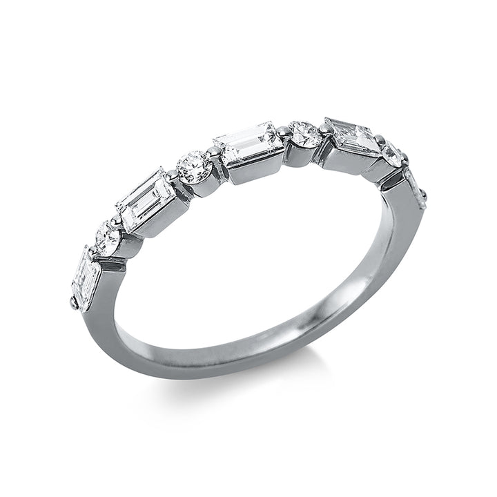 Baguette Ring Weißgold 18kt Ref-1BY75