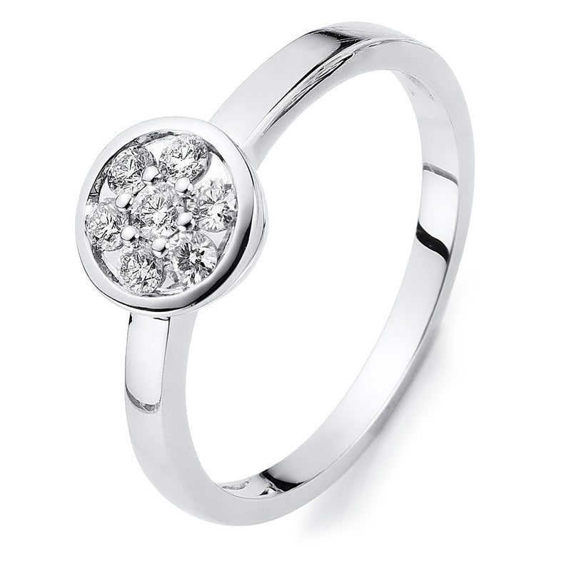 Illusion Classic Ring Weißgold 18kt Ref-1C006