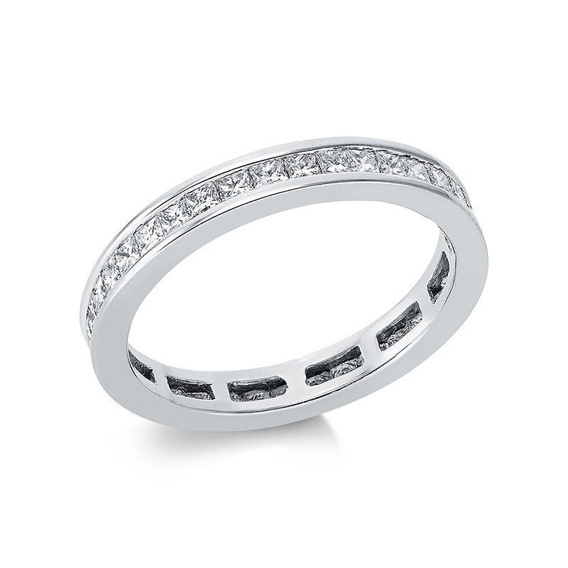 Memoire voll Ring Weißgold 18kt 0,86ct