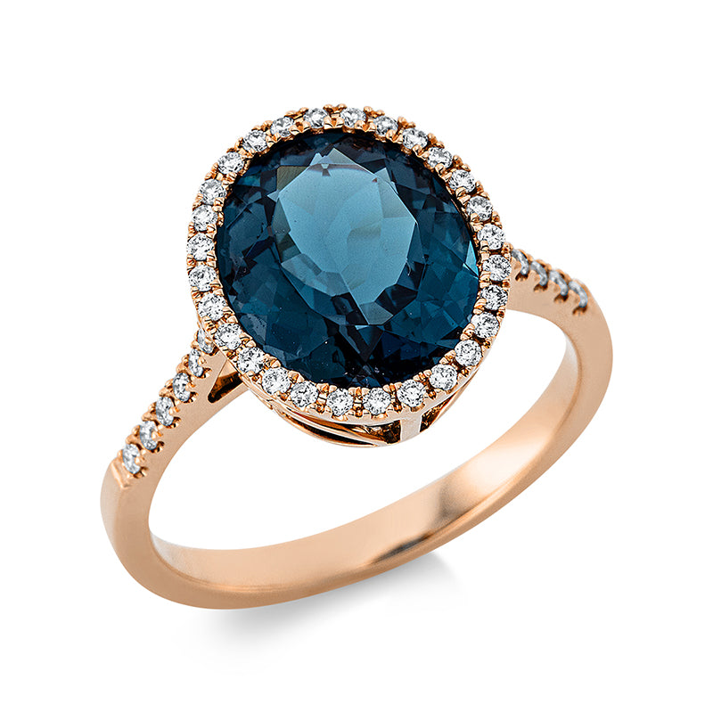 Farbstein Fashion Ring Rotgold 18kt Ref-1CD80