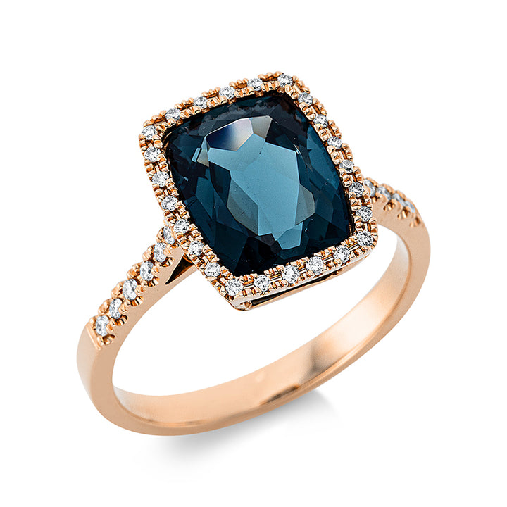 Farbstein Fashion Ring Rotgold 18kt Ref-1CD88