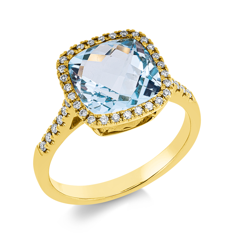 Farbstein Fashion Ring Gelbgold 18kt Ref-1CE10