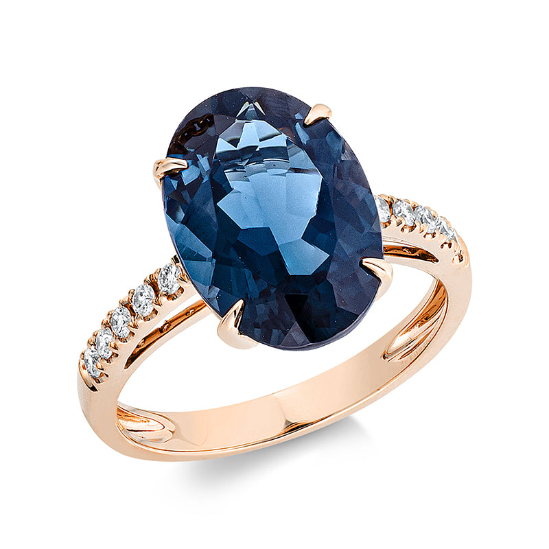 Farbstein Fashion Ring Rotgold 18kt Ref-1CE55