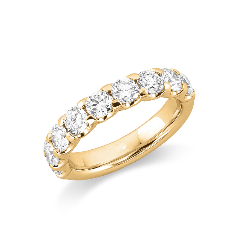Memoire halb Ring Weißgold 18kt 1,48ct