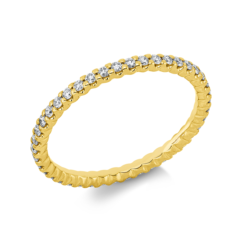 Memoire voll Ring Weißgold 18kt 0,41ct