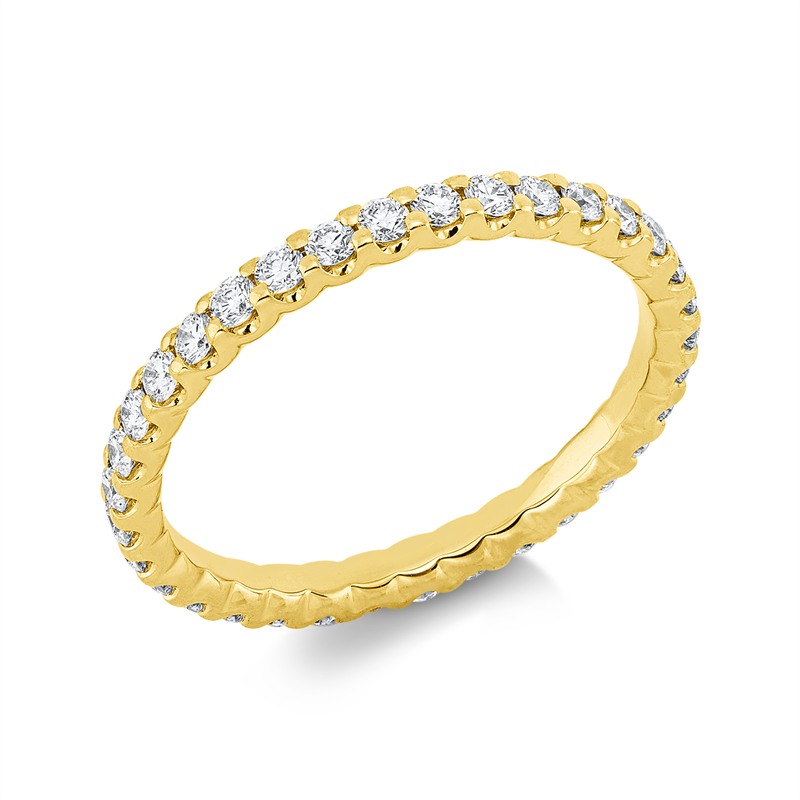 Memoire voll Ring Weißgold 18kt 0,68ct