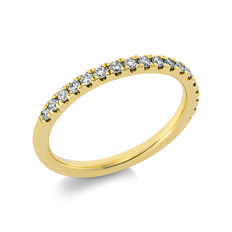 Memoire halb Ring Weißgold 18kt 0,33ct