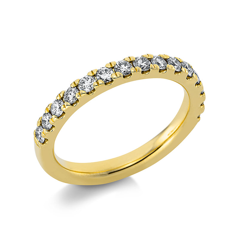 Memoire halb Ring Weißgold 18kt 0,59ct