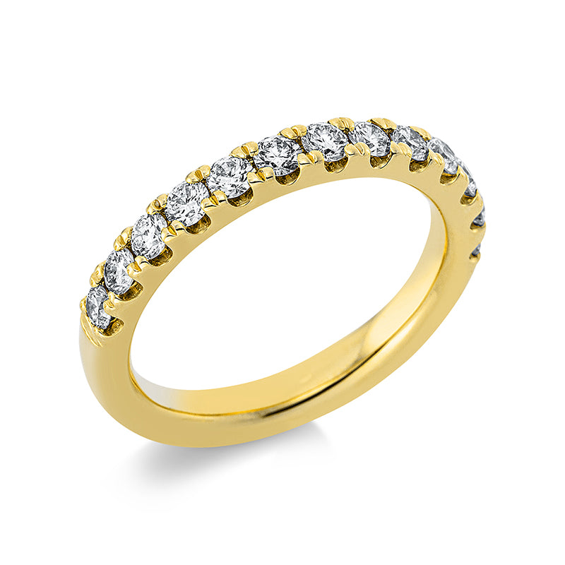 Memoire halb Ring Weißgold 14kt 0,76ct