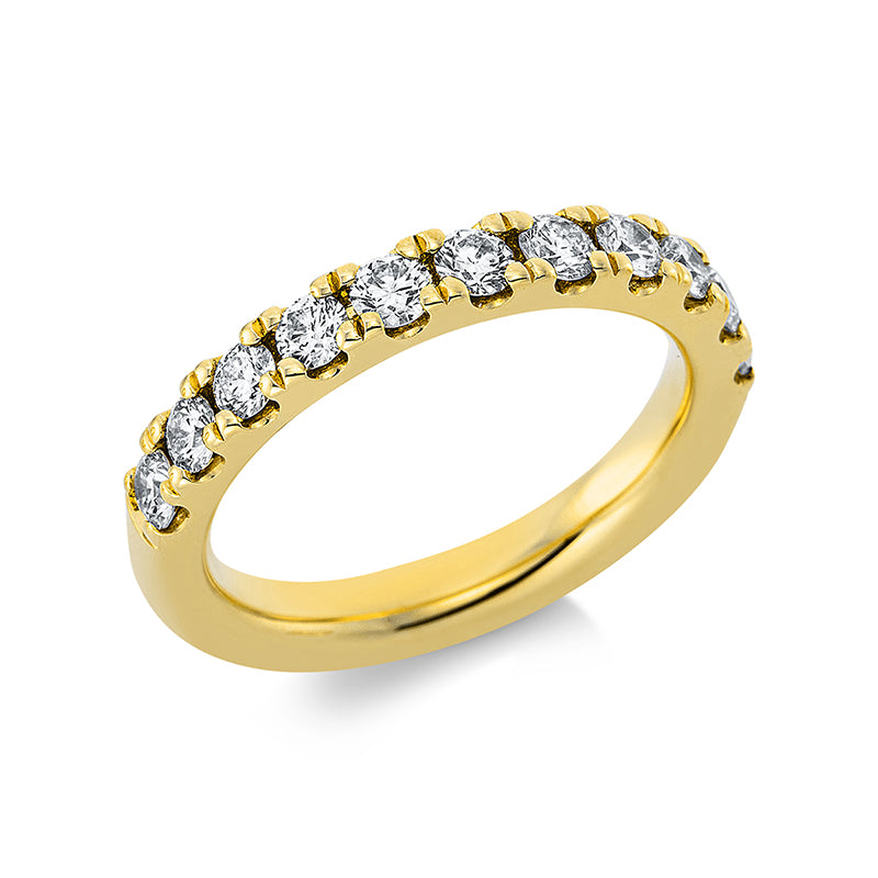 Memoire halb Ring Weißgold 18kt 0,92ct