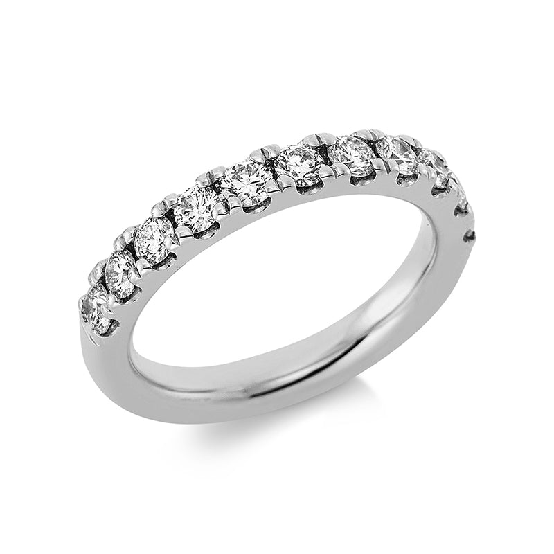 Memoire halb Ring Weißgold 18kt 0,92ct