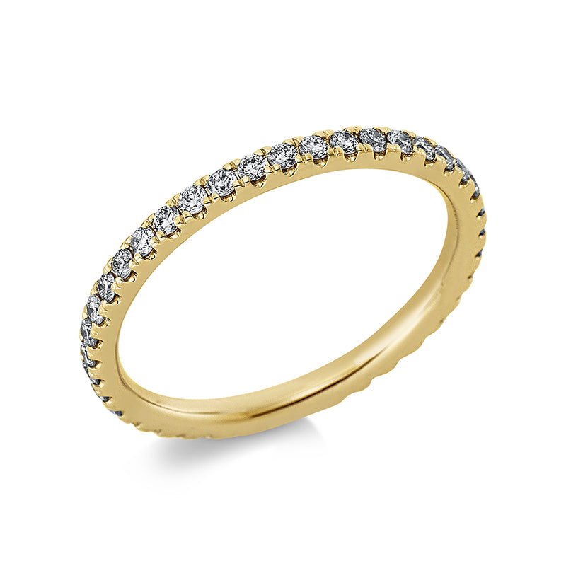 Memoire voll Ring Weißgold 18kt 0,5ct