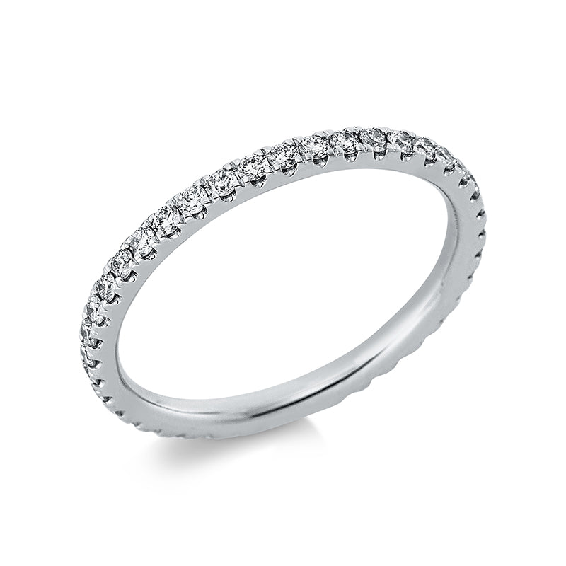Memoire voll Ring Weißgold 18kt 0,5ct