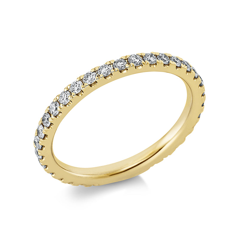 Memoire voll Ring Weißgold 18kt 0,72ct