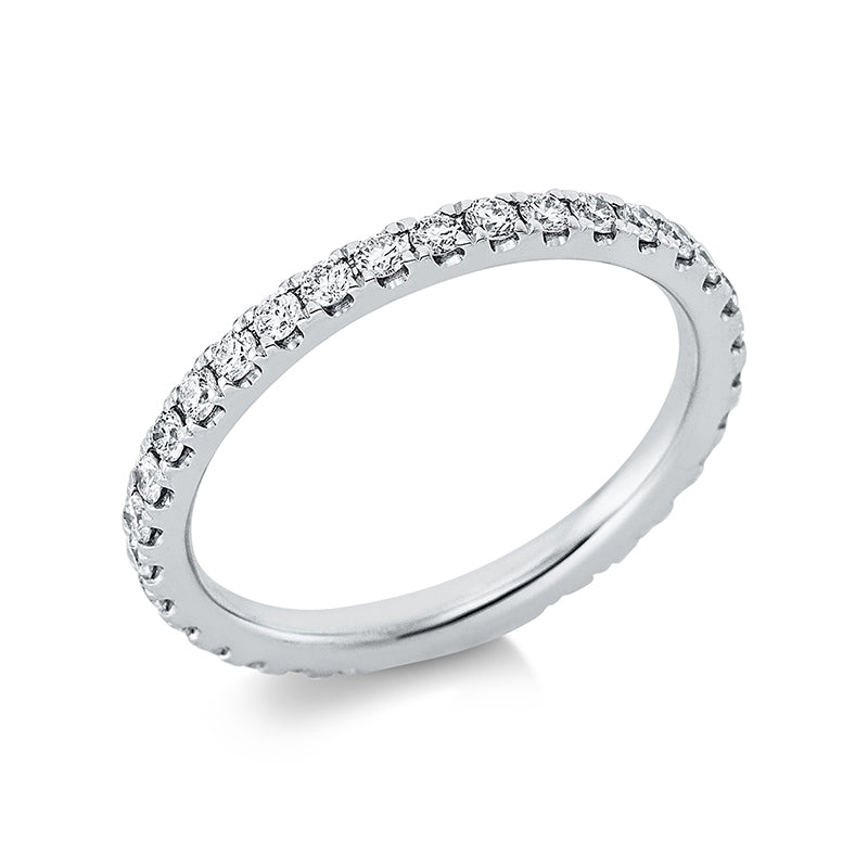 Memoire voll Ring Weißgold 18kt 0,72ct