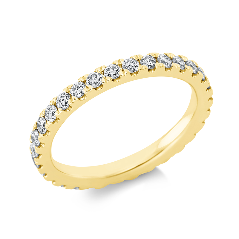 Memoire voll Ring Weißgold 18kt 0,91ct