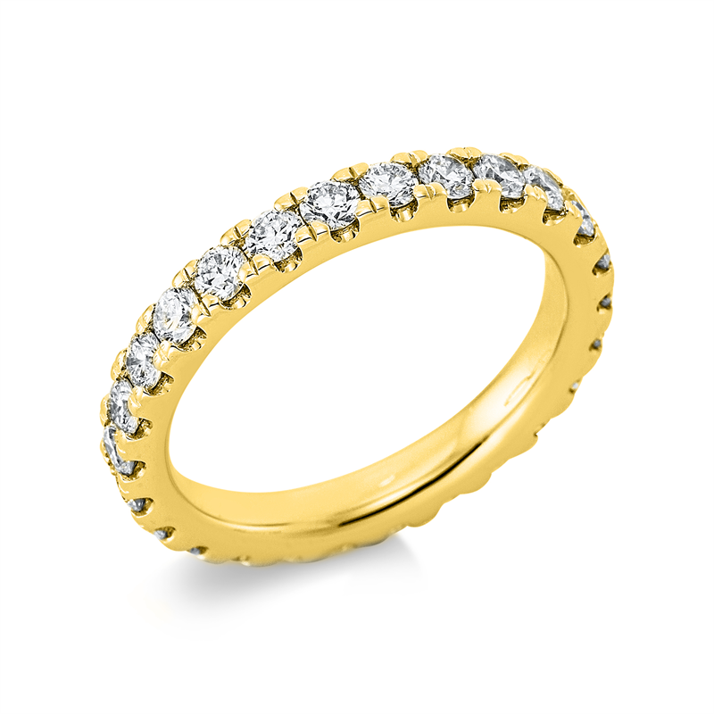 Memoire voll Ring Weißgold 18kt 1,58ct