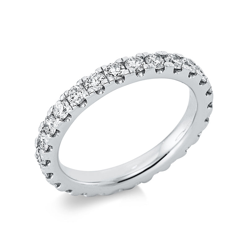 Memoire voll Ring Weißgold 18kt 1,58ct