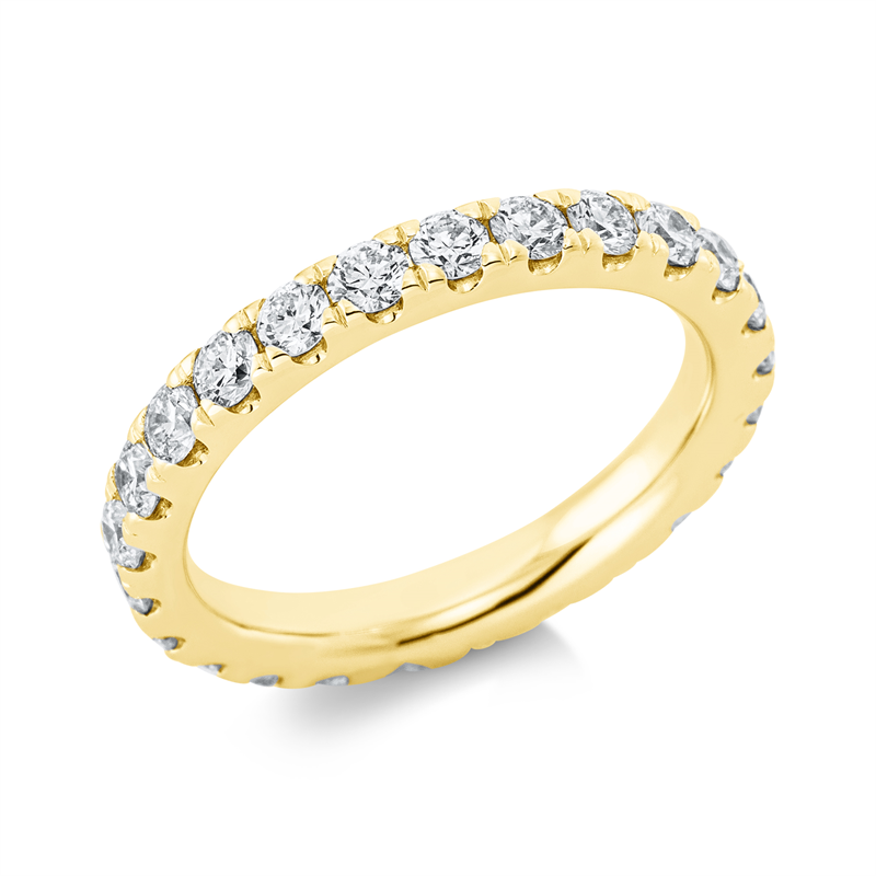 Memoire voll Ring Weißgold 18kt 1,61ct