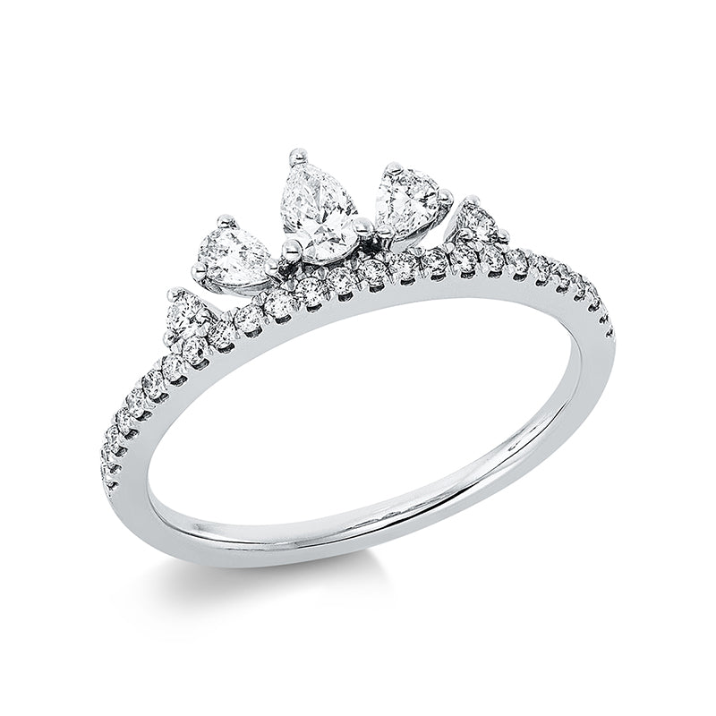 Modern Woman Ring Weißgold 18kt Ref-1CH63
