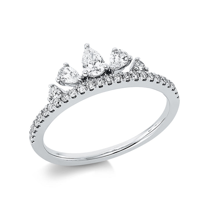 Modern Woman Ring Weißgold 18kt Ref-1CH63