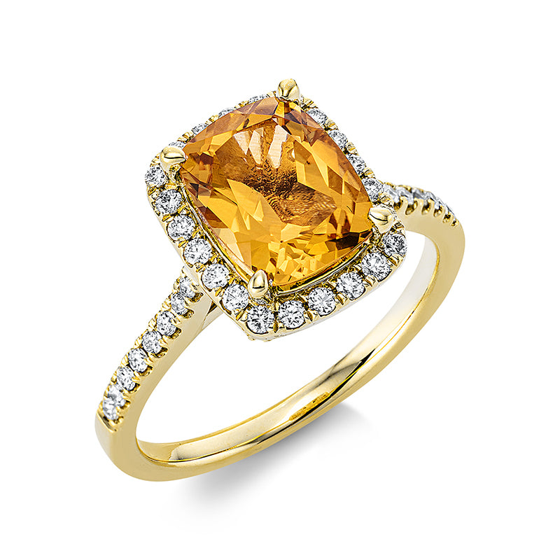 Farbstein Fashion Ring Gelbgold 18kt Ref-1CI47