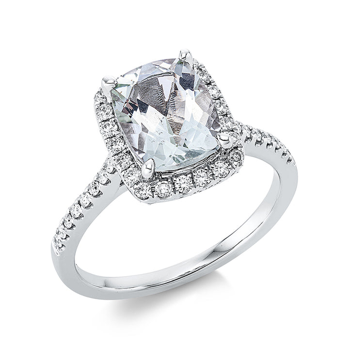 Farbstein Fashion Ring Weißgold 18kt Ref-1CI58